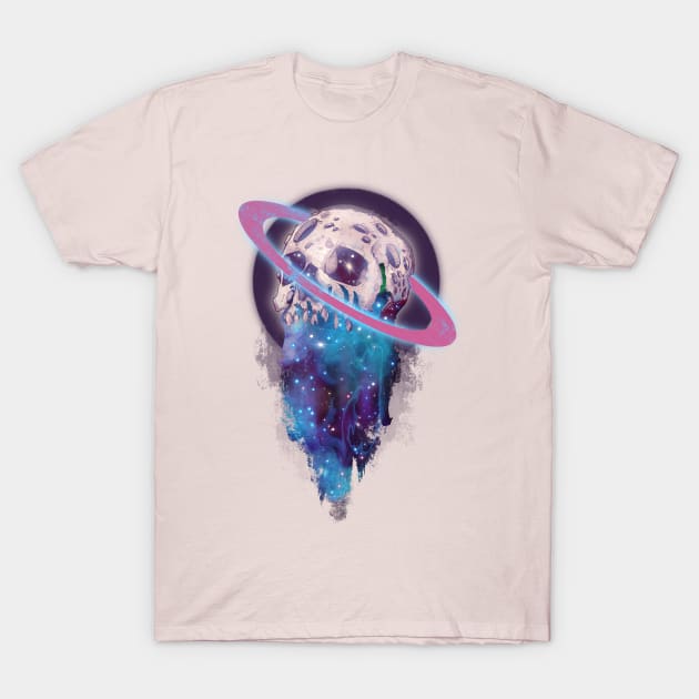 Elemental Skull Space T-Shirt by LVBart